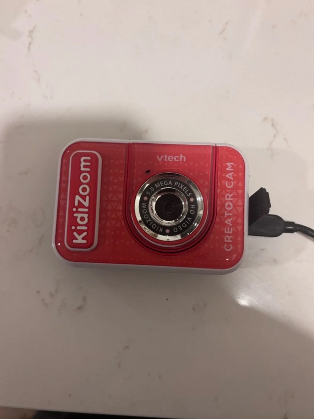 VTech Kidizoom Creator Cam Portable Kids Camera - red and black